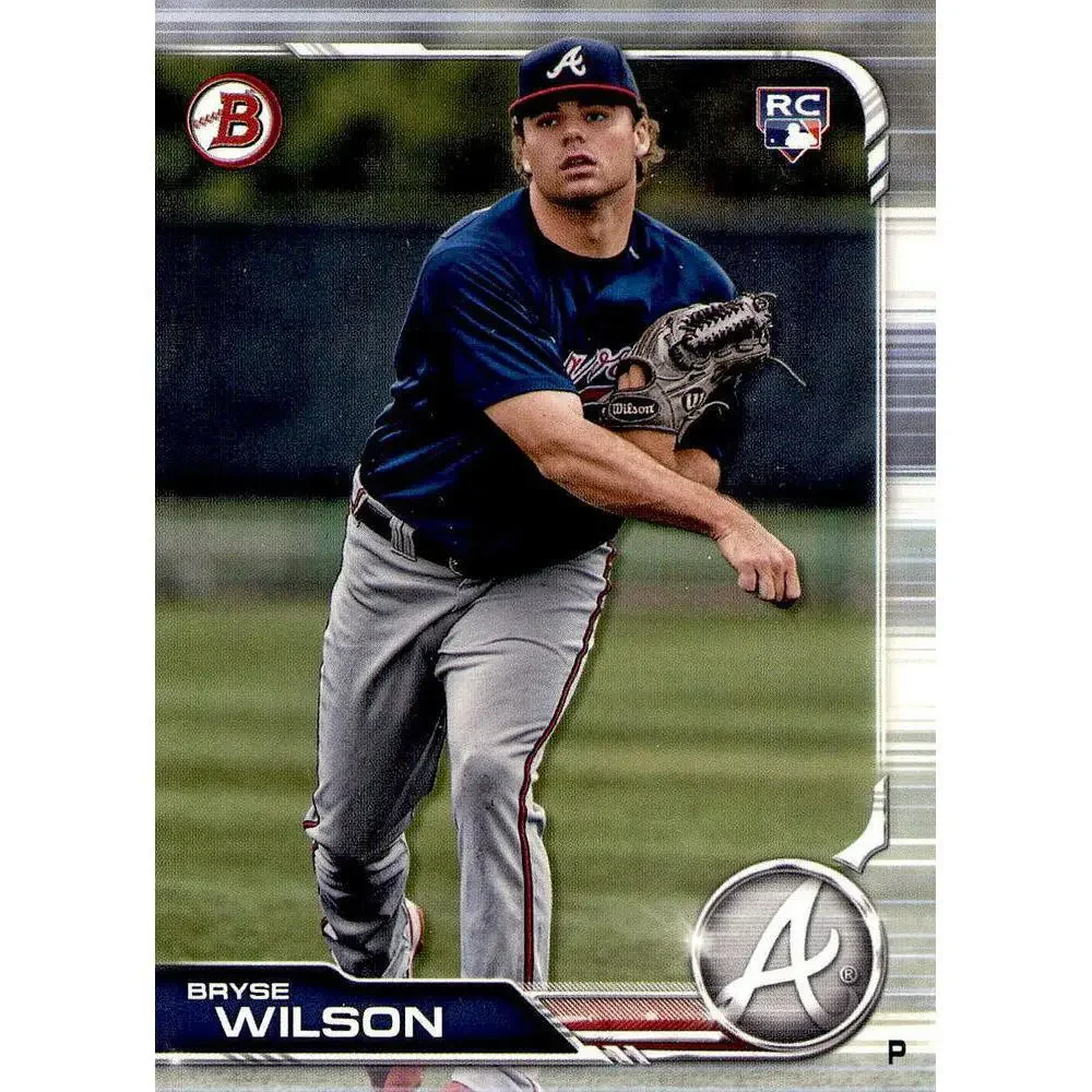 2019 Bowman Bryse Wilson RC #20 Atlanta Braves